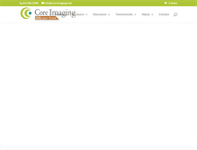 Tablet Screenshot of core-imaging.com